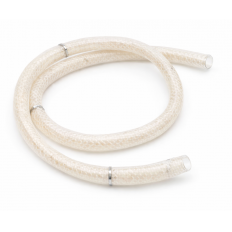 Superelastyczny wąż antystatyczny - certyf. do przem. spożyw., ze spiralą PVC oraz miedzianym drutem, do materiałów przewodzących, dł. 20 m, wlot/wylot- 120 mm. Bez muf. Cena za mb.