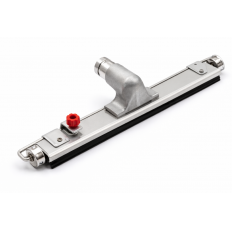 STAINLESS STEEL FLOOR BRUSH - LENGTH 430 mm - WITH WHEELS, o40 mm