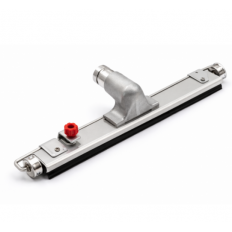 STAINLESS STEEL FLOOR SQUEEGEE - LENGTH 430 mm - WITH WHEELS, o40 mm