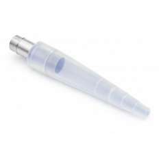 CONICAL SYLICONE NOZZLE O50/20 mm WITH STAINLESS STEEL CONNECTOR, o50 mm