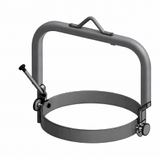 LIFTING BRACKET AND RING FOR 100 LT. CONTAINER - 500 O mm - for models TS75/TS75AF/TS90