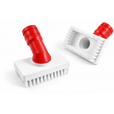 FDA APPROVED, RECTANGULAR SHAPED BRUSH 160x90mm, o40 mm, RED