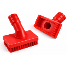 FDA APPROVED, RECTANGULAR SHAPED BRUSH 160x90mm, o40 mm, RED