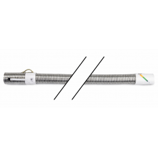 ZEST. AKCESORIÓW DO CZYSZCZENIA PIECÓW śr.80>40: 1 ściągacz do pyłów ze złączką, 5 m wąż ze stali nierdz. z red. 80>40, 1 przedł. 1m z osłoną, 1 przedł. 1m z część. osłoną, 1 przedł. 1m bez osłony