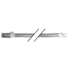 ZEST. AKCESORIÓW DO CZYSZCZENIA PIECÓW śr.80>40: 1 ściągacz do pyłów ze złączką, 5 m wąż ze stali nierdz. z red. 80>40, 1 przedł. 1m z osłoną, 1 przedł. 1m z część. osłoną, 1 przedł. 1m bez osłony