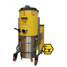 TS 300 Z22 100L DT DS. H - trójfazowy odkurzacz przemysłowy z atestem ATEX 3D (Ex II 3D Ex tc IIICT80° (int)/T165°C (ext) Dc) do zanieczyszczeń stałych i mokrych, bez akcesoriów